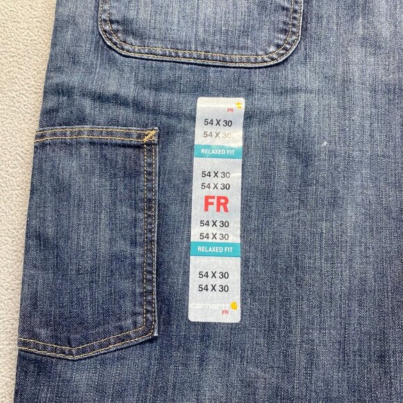 Carhartt Denim 2112 CAT 2 Jeans Size 54x30 Mens Flame  Resistan Relaxed Fit New - Picture 8 of 16